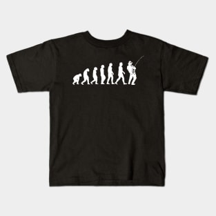 Fishing evolution Kids T-Shirt